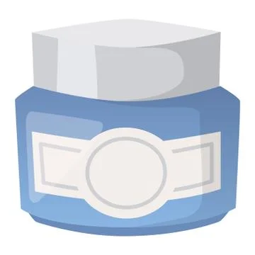 Cosmetics blank package box icon vector Ilustración de archivo
