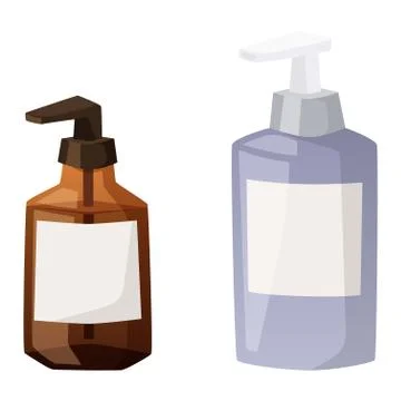 Cosmetics blank package box icon vector Ilustración de archivo