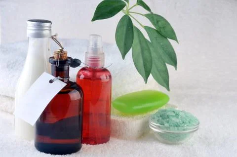 Cosmetics for body Stock Photos