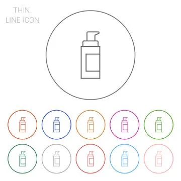 Cosmetics bottle Stock-Illustration