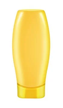 Cosmetics bottle isolated on white Stock Illustration