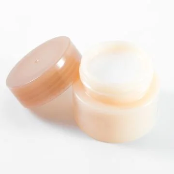 Cosmetics bottles Stock Photos