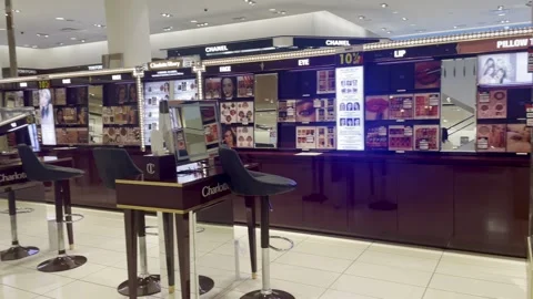 Cosmetics Counter Video stock 241377400