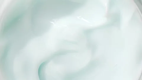 Cosmetics cream rotated, Top view The concept of skin care for the body and.. Stock Footage 310540201