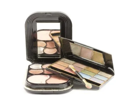 Cosmetics eye shadow Stock Photos