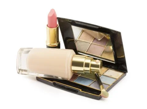 Cosmetics eye shadow Stock Photos