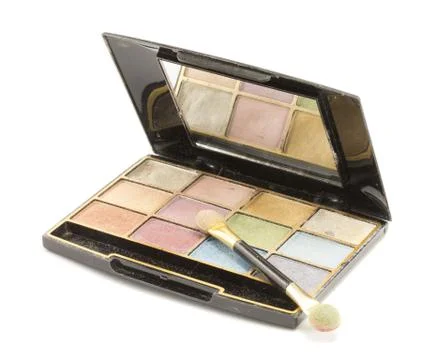 Cosmetics eye shadow Stock Photos