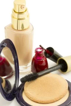 Cosmetics for face Stock Photos