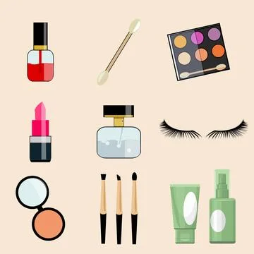 Cosmetics icon 스톡 일러스트