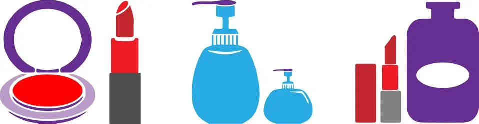 Cosmetics icon isolated on white background Stock Illustration