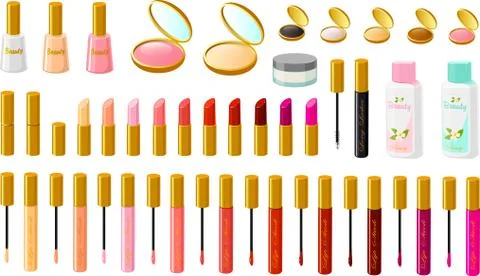 Cosmetics Stock Illustration