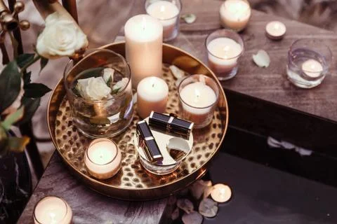 Cosmetics interior Stock Photos