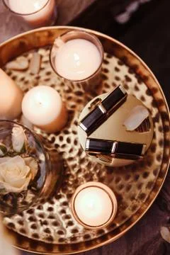 Cosmetics interior Stock Photos