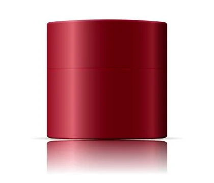 Cosmetics jar mockup template. Vector illustration Stock Illustration