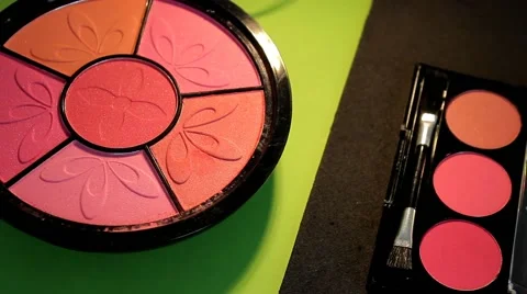 Cosmetics - Makeup - Closeup 07 Stock Footage 61860784