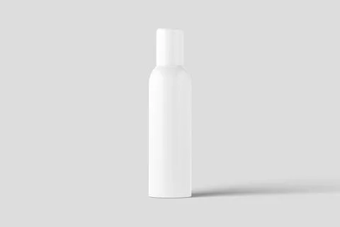 Cosmetics Packaging Bottle Jar 3D Rendering White Blank Mockup Stock Illustration