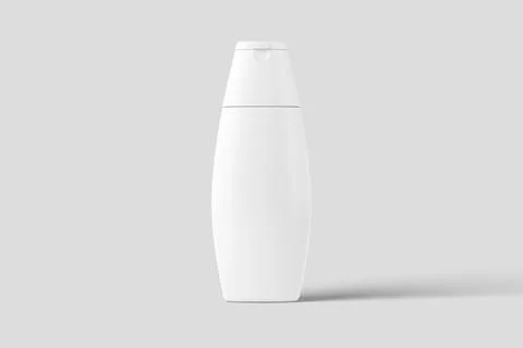 Cosmetics Packaging Bottle Jar 3D Rendering White Blank Mockup Stock Illustration
