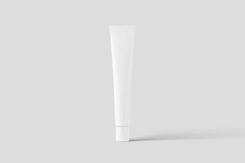Cosmetics Packaging Bottle Jar 3D Rendering White Blank Mockup Stock Illustration