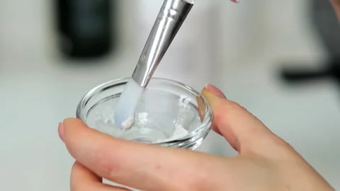 Cosmetological face mask. Stockbeeldmateriaal 263971105