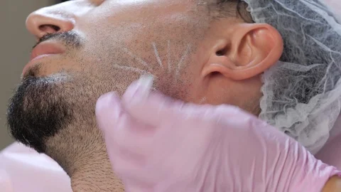 Cosmetology for men Video stock 103455312