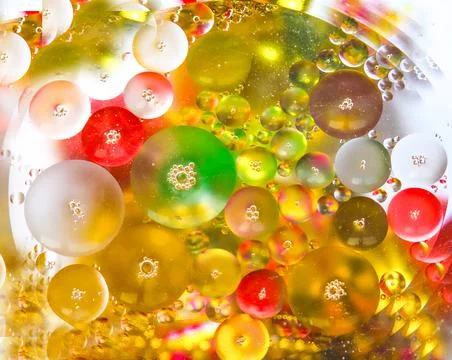 Cosmic abstract background. Abstract molecule sctructure. Water bubble Stock Photos