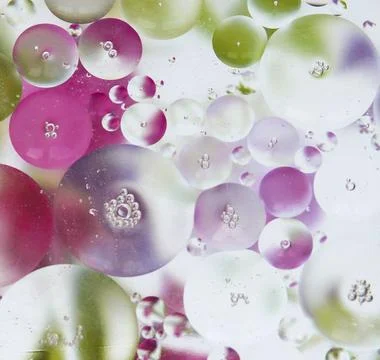 Cosmic abstract background. Abstract molecule sctructure. Water bubble Stock Photos