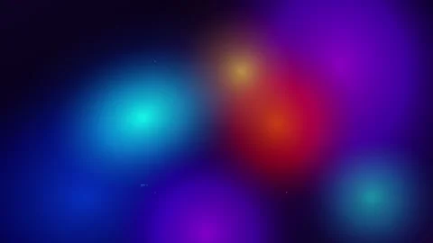Cosmic abstract background with glowing nebulae of blue purple red and cyan.. 動画素材 336364961