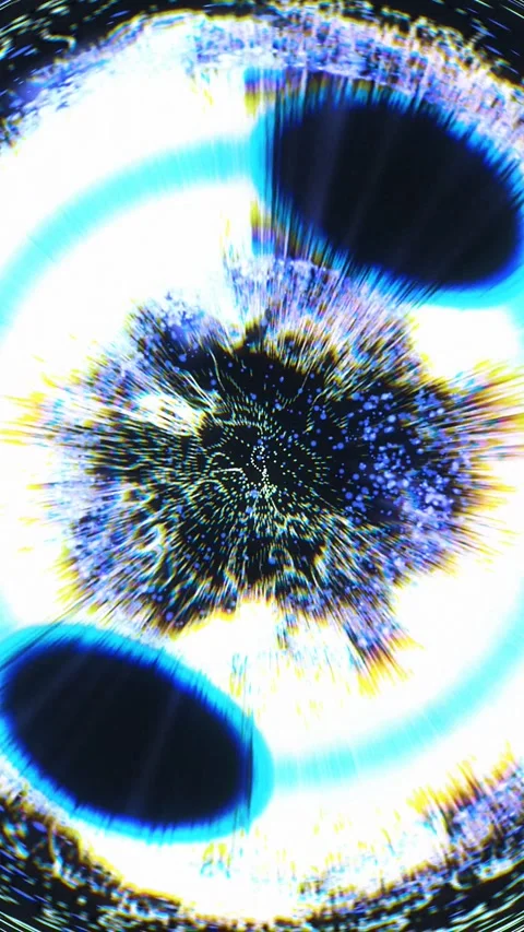 Cosmic abstract colorful light explosion hyper speed rays 库存影片 343377258