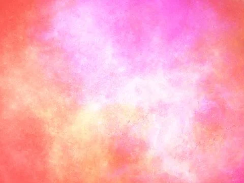 Cosmic abstract pink-orange background imitating coloured dust, splashes of Illustrazione stock