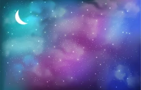Cosmic background with abstract colors Stock Illustration