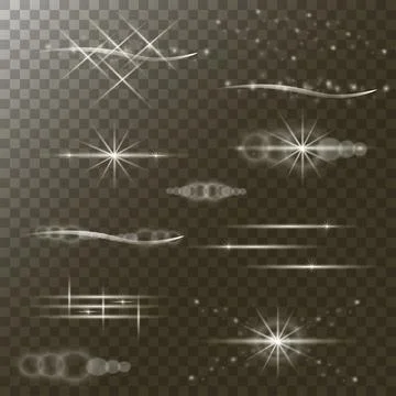 Cosmic background with highlights. Vector illustration of bright highlights Illustrazione stock