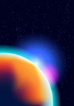 Cosmic background Stock Illustration