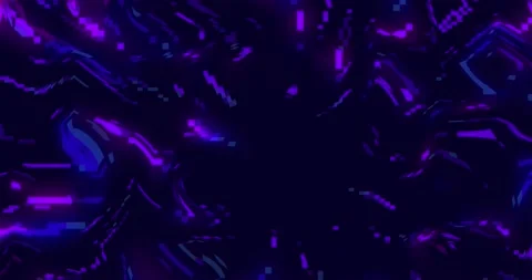 Cosmic background. Pixel art hyper jump, speed of light,  fireworks Vídeo Stock 235447669