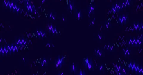 Cosmic background. Pixel art hyper jump, speed of light,  fireworks, falling Stock Footage 315527245