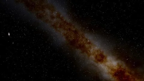 Cosmic background, space star background, outer space 3d render Stock Illustration
