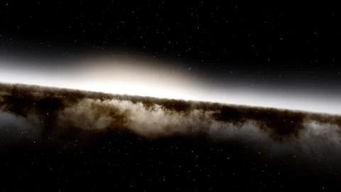 Cosmic background, space star background, outer space 3d render Stock-Illustration