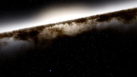 Cosmic background, space star background, outer space 3d render Illustrazione stock