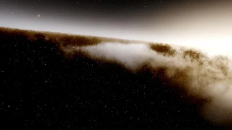 Cosmic background, space star background, outer space 3d render Stock Illustration