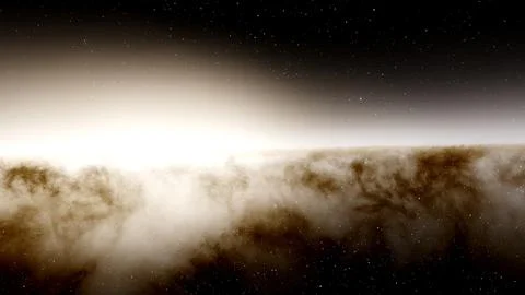 Cosmic background, space star background, outer space 3d render Illustrazione stock