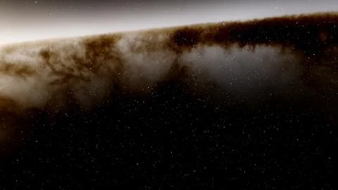 Cosmic background, space star background, outer space 3d render Illustrazione stock