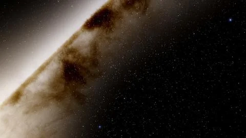 Cosmic background, space star background, outer space 3d render Stock Illustration