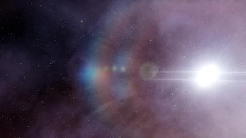 Cosmic background, space star background, outer space 3d render Stock Illustration