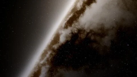 Cosmic background, space star background, outer space 3d render Stock Illustration