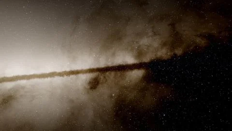 Cosmic background, space star background, outer space 3d render Stock Illustration