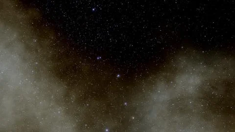 Cosmic background, space star background, outer space 3d render Illustrazione stock