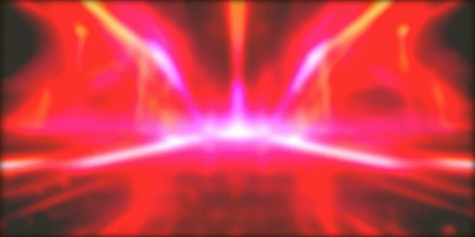 Cosmic beams converging in a vibrant celestial explosion of light and energy Stock Illustration