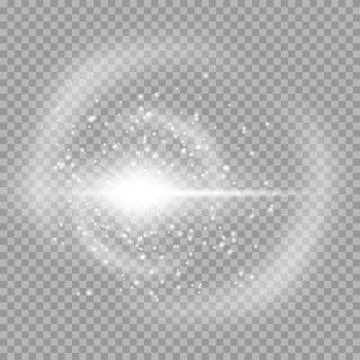 Cosmic bright rays of light Stock Illustration