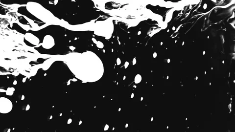 COSMIC BUBBLE LOOP - fluid analog clip Stock Footage 89096935