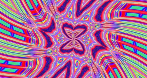 Cosmic Carousel: Seamless Retro Rainbow Loop (4K, 60fps) Stock Footage 272282322