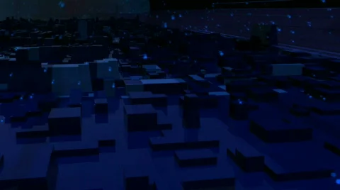 The cosmic city Stock Footage 284819